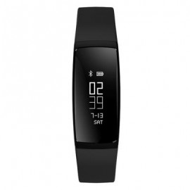 image of V07 HEART RATE BLOOD PRESSURE SMART WRISTBAND USB CHARGING PLUG SLEEP MONITOR BRACELET (BLACK) 23.00 x 1.88 x 1.08 cm