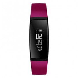 image of V07 HEART RATE BLOOD PRESSURE SMART WRISTBAND USB CHARGING PLUG SLEEP MONITOR BRACELET (CLARET) 23.00 x 1.88 x 1.08 cm