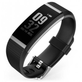 image of FIT HR SMARTBAND BLUETOOTH 4.0 IP67 WATERPROOF SLEEP MONITOR SEDENTARY REMINDER ANTI-LOST (BLACK) 0