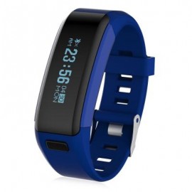 image of F1 HEART RATE SMART WRISTBAND WITH SLEEP MONITORING SEDENTARY REMINDER (BLUE) 22.00 x 2.00 x 1.00 cm