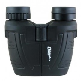 image of KINGLUX OPTICS 12X 25MM BAK4 COMPACT PORRO BINOCULAR WITH TWIST UP AND LARGE EYEPIECES (BLACK) 11.50 x 5.50 x 10.70 cm