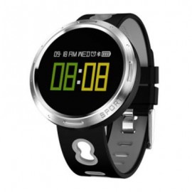 image of X9 - VO HEART RATE SMARTWATCH BLUETOOTH 4.0 IP68 WATERPROOF SEDENTARY REMINDER CALORIES CONSUMPTION SLEEP MONITOR (SILVER GRAY) 0