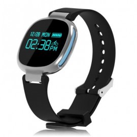 image of E08 BLUETOOTH 4.0 SPORTS SMART WATCH HEART RATE TRACKER (BLUE) 26.00 x 4.00 x 1.00 cm