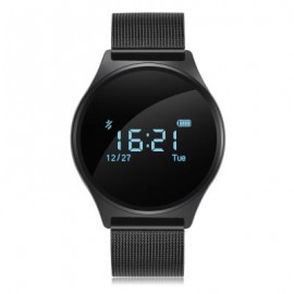 image of M7 BLUETOOTH 4.0 HEART RATE BLOOD PRESSURE SMART WRISTBAND PEDOMETER SEDENTARY REMIND WATCH METAL BAND