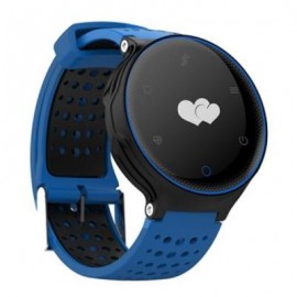 image of MICROWEAR X2 SMARTWATCH BLUETOOTH 4.0 IP68 WATERPROOF SEDENTARY REMINDER SLEEP / HEART RATE MONITOR PEDOMETER (BLUE) 0