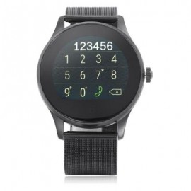 image of K88H BLUETOOTH 4.0 SMART WATCH (STEEL BAND + BLACK DIAL) 24.50 x 4.50 x 1.20 cm
