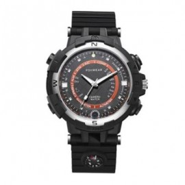 image of FOXWEAR FOX8 SMARTWATCH 16GB RAM NIGHT VISION COMPASS FLASHLIGHT WIFI VIDEO (BLACK AND ORANGE) 0