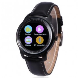 image of DM365 SMART WATCH FOR ANDROID 4.3 / IOS 7.0 BLUETOOTH 4.0 ANTI-LOST CALLS FUNCTION PEDOMETER (BLACK_ One Size