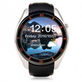 image of I3 ANDROID 5.1 1.39 INCH 3G SMARTWATCH PHONE MTK6580 1.3GHZ QUAD CORE 512MB RAM 4GB ROM WIFI PEDOMETER (SILVER) 4.60 x 4.60 x 1.55 cm
