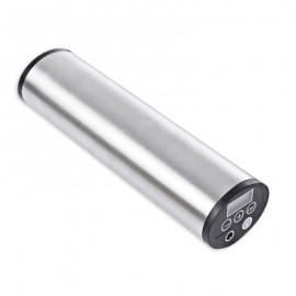 image of BIKE CAR 150 PSI RECHARGEABLE TIRE PRESSURE ELECTRIC AIR INFLATOR (SILVER)