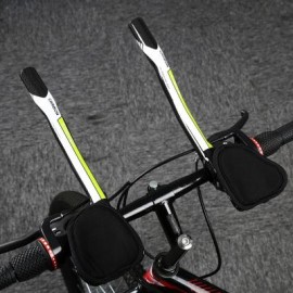 image of COMEGO BICYCLE MBT BIKE 3K FULL CARBON TT BAR REST HANDLEBAR (GREEN) 34.00 x 10.50 x 6.50 cm