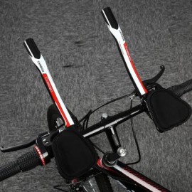 image of COMEGO BICYCLE MBT BIKE 3K FULL CARBON TT BAR REST HANDLEBAR (RED) 34.00 x 10.50 x 6.50 cm