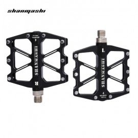 image of SHANMASHI SMS - 418 PAIRED 4 BEARINGS ROAD MOUNTAIN BICYCLE PEDAL (BLACK)
