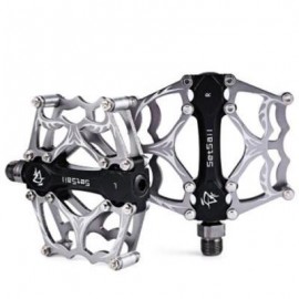 image of 2 PCS SETSAIL 013 MOUNTAIN BIKE PEDALS SUITABLE FOR FIXED GEAR BICYCLE (GRAY)
