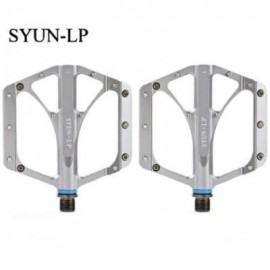 image of SYUN-LP PAIRED FASHION ALUMINUM ALLOY BIKE PEDAL FOR MOUNTAIN ROAD BICYCLE (GRAY)