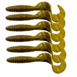 image of HONOREAL 6.5CM BASS LURE FOR DEEP AND SHALLOW WATER FISHING BAITS 6PCS (COPPER COLOR) 0
