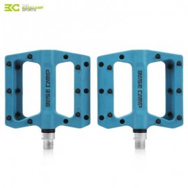 image of BASECAMP BC - 672 PAIRED FASHION NYLON BIKE PEDAL FOR MOUNTAIN ROAD BICYCLE (BLUE) 10.50 x 12.50 x 2.00 cm