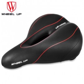 image of WHEELUP MOUNTAIN BIKE SADDLE SEAT TAILLIGHT CYCLING TOOL (RED WITH BLACK) 41.00 x 30.00 x 14.00 cm