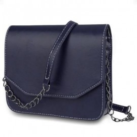 image of GUAPABIEN MAGNET BUTTON CHAIN BELT STRAP SOLID COLOR SHOULDER MESSENGER BAG HORIZONTAL