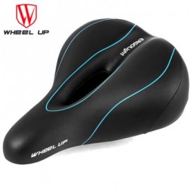 image of WHEELUP MOUNTAIN BIKE SADDLE SEAT TAILLIGHT CYCLING TOOL (BLUE AND BLACK) 41.00 x 30.00 x 14.00 cm