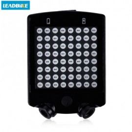image of LEADBIKE 64 LEDS WIRELESS LASER BICYCLE REAR TAILLIGHT BIKE TURN LIGHT (BLACK)