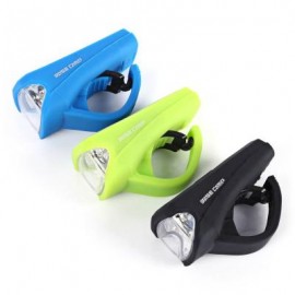 image of BASECAMP MTB BICYCLE 3W LED SILICA GEL WATERPROOF USB CHARGING FRONT LIGHT LAMP 8.40 x 4.00 x 6.00 cm