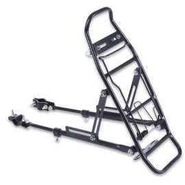 image of ALUMINUM ALLOY BICYCLE RACK CARRIER REAR LUGGAGE CYCLING SEAT SHELF FOR V-BRAKE BIKE 39.00 x 14.00 x 32.00 cm