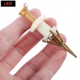 image of LEO PORTABLE FISHING LURE EARTHWORM BLOODWORM CLIP SEAWATER FRESHWATER FISH TACKLE (WHITE) -
