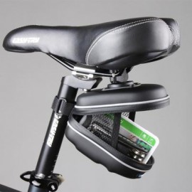 image of ROSWHEEL 0.5L BICYCLE EVA SADDLE BAG CASE BIKE REPAIR TOOLS PACK POCKET FOR BIKING RIDING CYCLING 13.5 x 9.5 x 7 cm