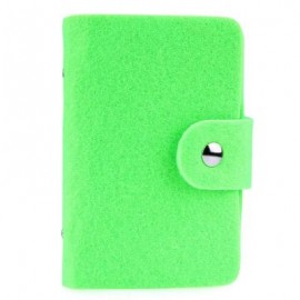 image of SOLID HASP DESIGN SOFT FELT CUTTING FERRULE FOR MEN WOMEN (GRASS GREEN) 11.2cm x 8.2cm x 1.2cm