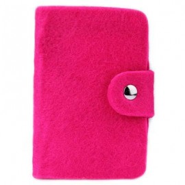 image of SOLID HASP DESIGN SOFT FELT CUTTING FERRULE FOR MEN WOMEN (ROSE) 11.2cm x 8.2cm x 1.2cm