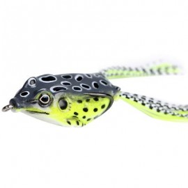 image of TOPWATER HOLLOW PVC FROG FISHING LURE SOFT SWIMBAIT WITH TACKLE BOX FOR BASS PIKE SNAKEHEAD DOGFISH (MULTI) 0