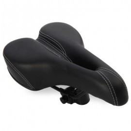 image of MTB SADDLE RACING BICYCLE HOLLOW SADDLE SEAT (GREEN/BLACK) 26.40 x 16.10 x 10.10 cm