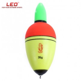 image of LEO EVA FISH FLOAT LED LIGHT BUTTON BATTERY WEIGHT WATER RESISTANCE (YELLOW) 20G