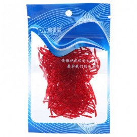 image of 2CM 200PCS DURABLE SOFT LURE ARTIFICIAL BAIT FOR HOOKS FISHING ACCESSORY (DEEP RED) 200PCS???