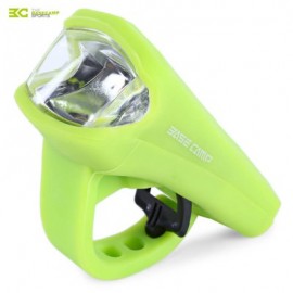 image of BASECAMP MTB BICYCLE 3W LED SILICA GEL WATERPROOF USB CHARGING FRONT LIGHT LAMP BIKE ACCESSORIES (GREEN)