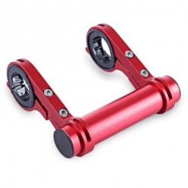 image of BIKE EXTENDED SEAT MTB DOUBLE HANDLEBAR MOUNT EXTENDER HOLDER COMPUTER CLIP (RED)