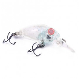 image of DW40 32MM TRULINOYA BARE KING MINI FISHING LURE HARD BAIT WITH HOOK FISHING GEAR (TRANSPARENT) DW40-I