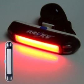image of SAHOO 30 LED 3 MODES 0.8W WARNING BICYCLE TAIL LAMP USB BIKE REAR LIGHT (RED)