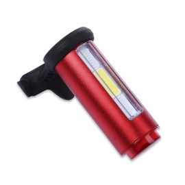 image of CYCLING 360 DEGREE NIGHT BIKE RECHARGEABLE LIGHT FOR MOUNTAIN ROAD BICYCLE (RED)