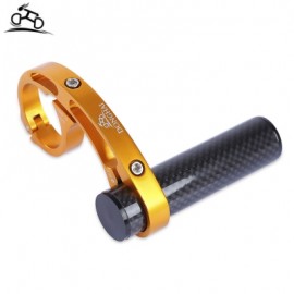 image of DONGHAI OUTDOOR BIKE ALUMINUM ALLOY HANDLEBAR EXTENDER MOUNT FOR BICYCLE COMPUTER FLASHLIGHT (GOLDEN)