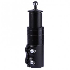image of 2.8 INCH INCREASED ALUMINUM ALLOY BIKE BICYCLE FRONT FORK HANDLEBAR STEM RISER (BLACK)