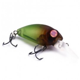 image of DW40 32MM TRULINOYA BARE KING MINI FISHING LURE HARD BAIT WITH HOOK FISHING GEAR (BLACKISH GREEN) DW40-H
