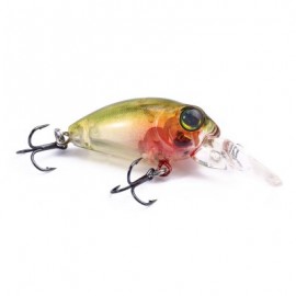 image of DW40 32MM TRULINOYA BARE KING MINI FISHING LURE HARD BAIT WITH HOOK FISHING GEAR (RED AND GREEN) DW40-G