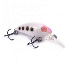 image of DW40 32MM TRULINOYA BARE KING MINI FISHING LURE HARD BAIT WITH HOOK FISHING GEAR (WHITE) DW40-A