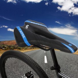 image of YAFEE - 1019 SPORTS BIKE MTB SADDLE RACING BICYCLE HOLLOW SADDLE SEAT (BLUE AND BLACK)