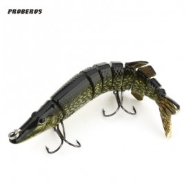 image of PROBEROS OUTDOOR ARTIFICIAL 9 SECTIONS PIKE FISHING LURE (COLORMIX) COLOR B