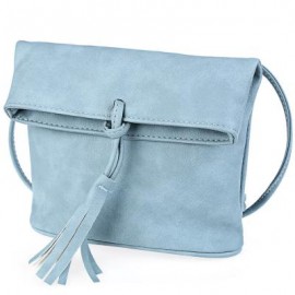 image of TASSEL EMBELLISHMENT BUCKET PATTERN DUAL PURPOSES SHOULDER MESSENGER BAG FOR LADY -