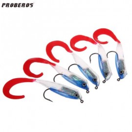 image of PROBEROS DW - 6036 5PCS FISHING LURES FOR OUTDOOR ACTIVITY (LIGHT BLUE) COLOR D
