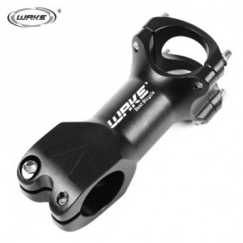 image of WAKE 31.8MM CYCLING BIKE BICYCLE MTB ALUMINUM ALLOY HIGH-STRENGTH HANDLEBAR STEM (BLACK) 31.8 X 80MM